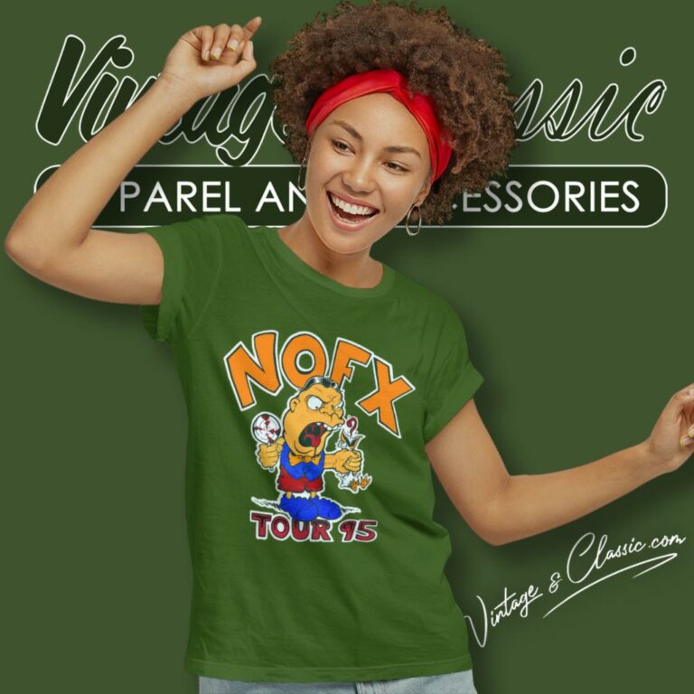 Nofx Tour 1995 Women T Shirt Nofx Tour 1995 Women T Shirt