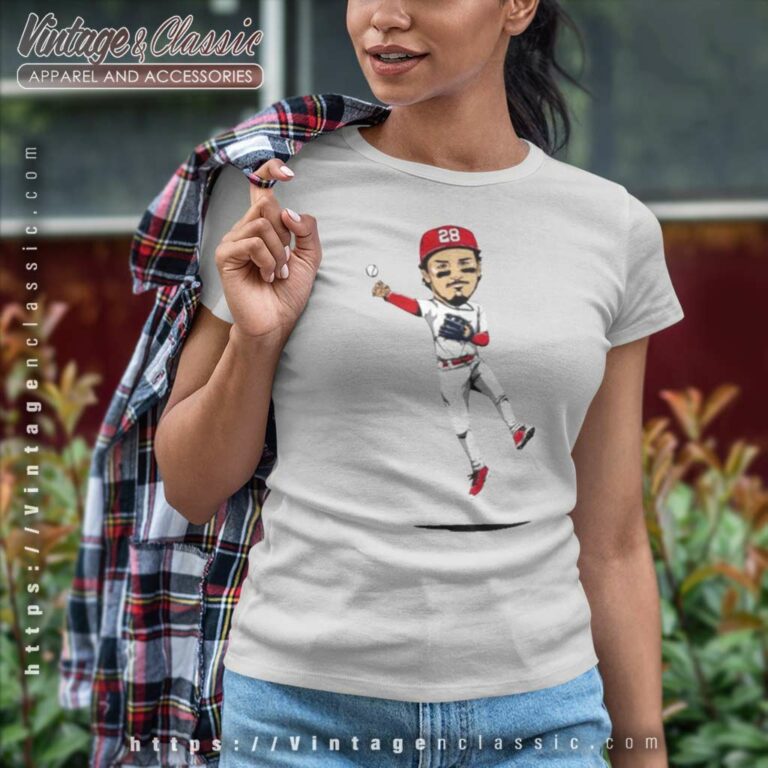 Nolan Arenado Caricature St Louis Cardinals Women TShirt Nolan Arenado Caricature St Louis Cardinals Women TShirt