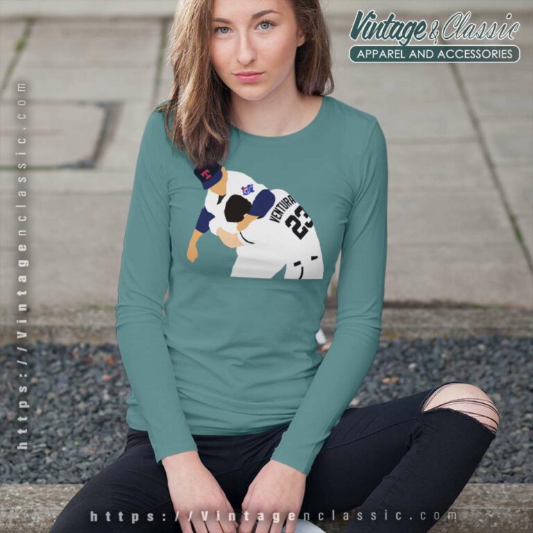 Nolan Ryan Robin Ventura Fight Texas Rangers Long Sleeve Tee Nolan Ryan Robin Ventura Fight Texas Rangers Long Sleeve Tee