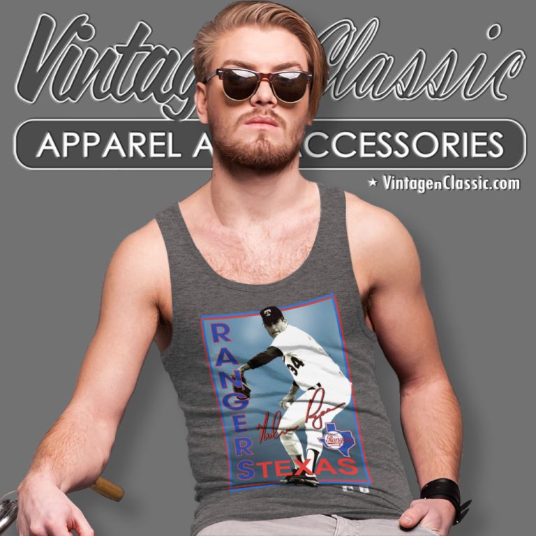 Nolan Ryan Texas Rangers 1991 Mlb Baseball Tank Top Racerback Nolan Ryan Texas Rangers 1991 Mlb Baseball Tank Top Racerback