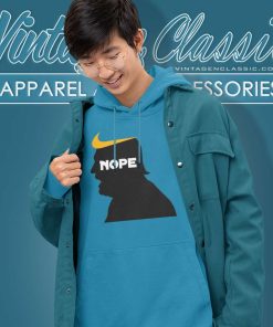 Nope Not Again Nike Logo Inspired Hoodie