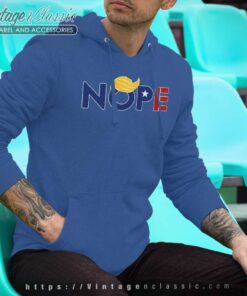 Nope Trump Meme Election 2024 Anti Trump Hoodie