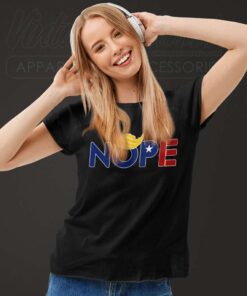 Nope Trump Meme Election 2024 Anti Trump Women TShirt