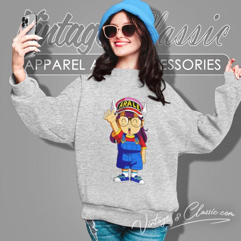 Norimaki Arale Dr Slump Dragon Ball Sweatshirt Norimaki Arale Dr Slump Dragon Ball Sweatshirt