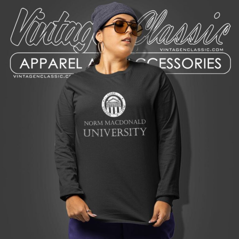 Norm Macdonald University Long Sleeve Tee Norm Macdonald University Long Sleeve Tee