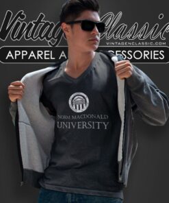 Norm Macdonald University Shirt 5 Norm Macdonald University V Neck TShirt