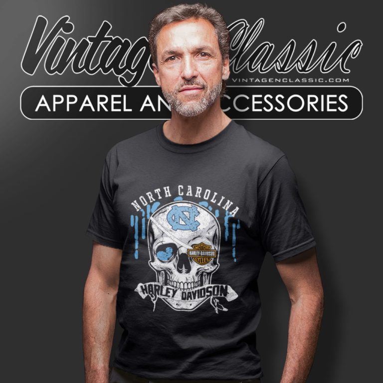 North Carolina Harley Davidson Skull T Shirt North Carolina Harley Davidson Skull T Shirt
