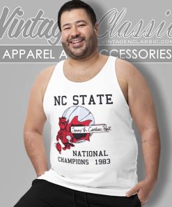 North Carolina Shirt State Wolfpack 1983 National Champions 4 North Carolina Shirt State Wolfpack 1983 National Champions Tank Top Racerback