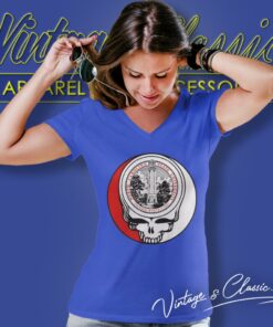 North Carolina State University Grateful Dead Steal Your Face V Neck TShirt