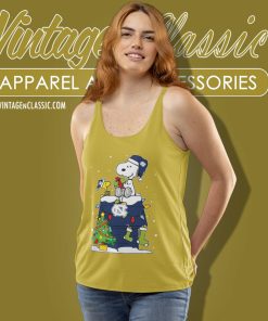 North Carolina Tar Heels Ugly Christmas Sweaters Snoopy Woodstock Shirt 4 North Carolina Tar Heels Ugly Christmas Sweaters Snoopy Woodstock Tank Top Racerback