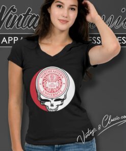 Northeastern University Grateful Dead Steal Your Face Shirt 5 Northeastern University Grateful Dead Steal Your Face V Neck TShirt