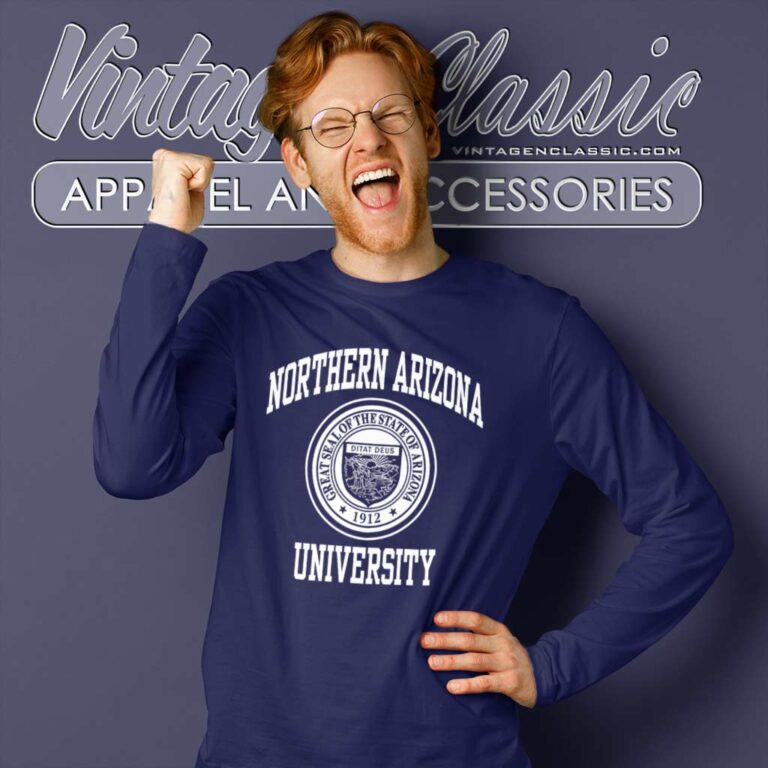 Northern Arizona University Nau Long Sleeve Tee Northern Arizona University Nau Long Sleeve Tee