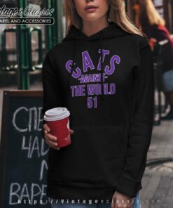 Northwestern Cats Against The World 51 Hoodie