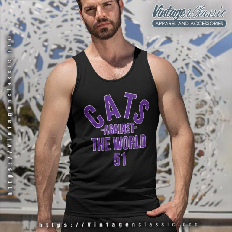 Northwestern Cats Against The World 51 Tank Top Racerback Northwestern Cats Against The World 51 Tank Top Racerback