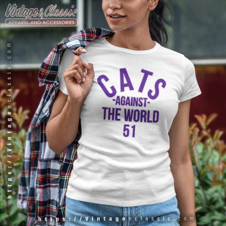 Northwestern Cats Against The World 51 Women TShirt Northwestern Cats Against The World 51 Women TShirt