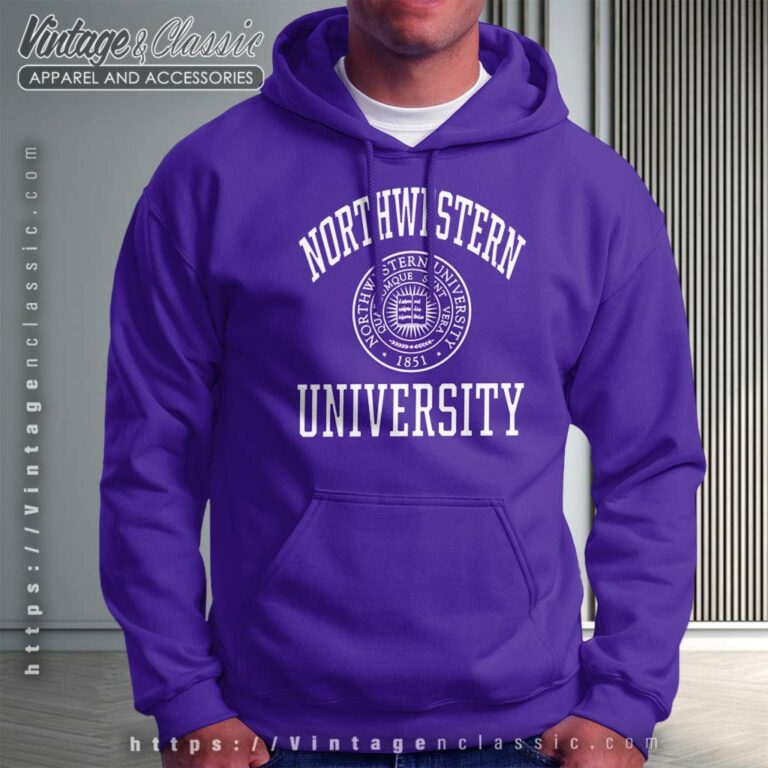 Northwestern University Vintage Hoodie Northwestern University Vintage Hoodie