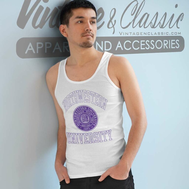 Northwestern University Vintage Tank Top Racerback Northwestern University Vintage Tank Top Racerback