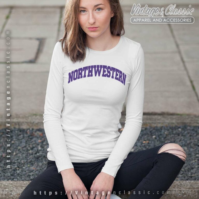Northwestern University Wildcats Long Sleeve Tee Northwestern University Wildcats Long Sleeve Tee