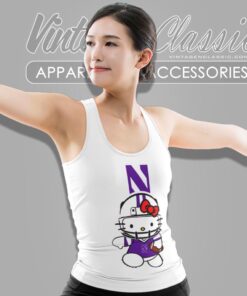 Northwestern Wildcats Hello Kitty Tank Top Racerback