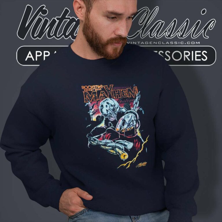 Norway Rock Festival Shirt Rockstar Energy Drink Mayhem 2010 Sweatshirt Norway Rock Festival Shirt Rockstar Energy Drink Mayhem 2010 Sweatshirt