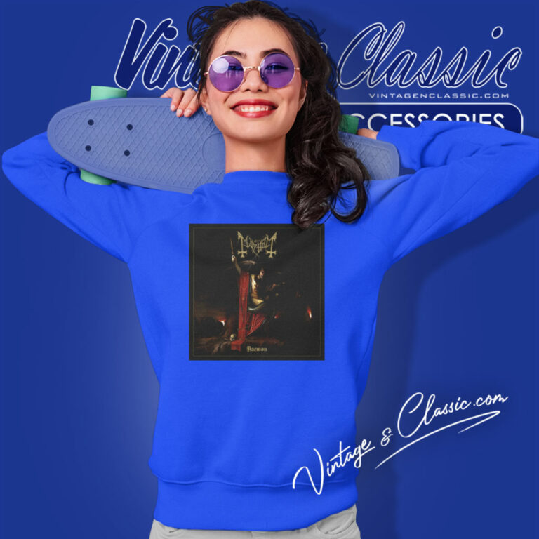 Norway Rock Mayhem Daemon Album Cover Sweatshirt Norway Rock Mayhem Daemon Album Cover Sweatshirt