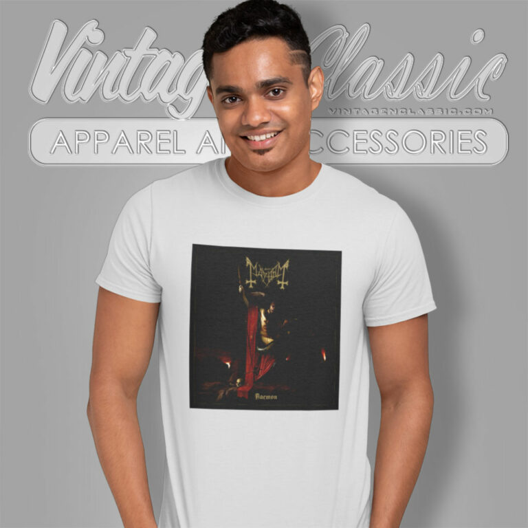 Norway Rock Mayhem Daemon Album Cover T Shirt Norway Rock Mayhem Daemon Album Cover T Shirt