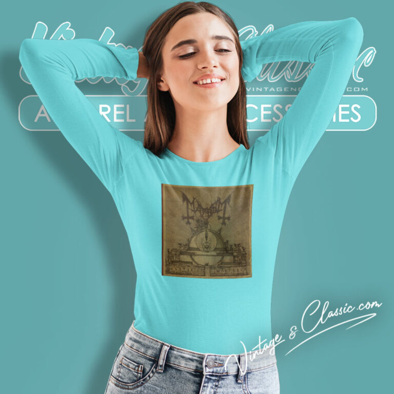 Norway Rock Mayhem Esoteric Warfare Album Cover Long Sleeve Tee Norway Rock Mayhem Esoteric Warfare Album Cover Long Sleeve Tee