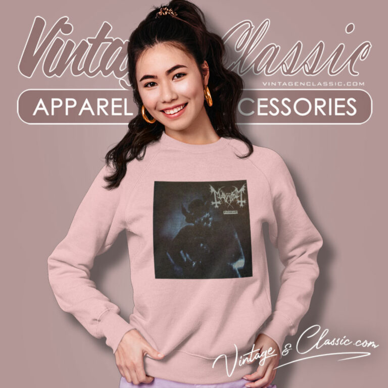 Norway Rock Mayhem Freezing Moon Album Cover Sweatshirt Norway Rock Mayhem Freezing Moon Album Cover Sweatshirt