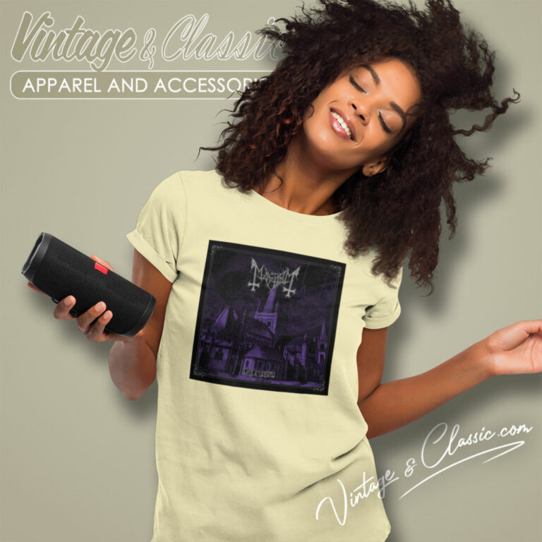 Norway Rock Mayhem Life Eternal Album Cover Women T Shirt Norway Rock Mayhem Life Eternal Album Cover Women T Shirt