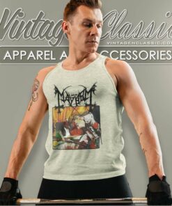 Norway Rock Mayhem Shirt Dawn Of The Black Hearts Tank Top Racerback