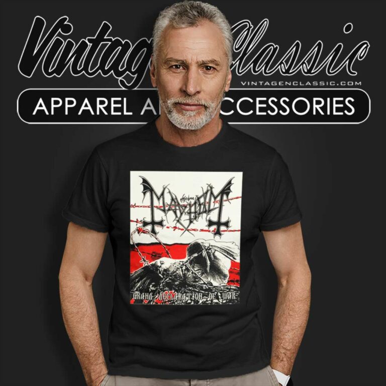 Norway Rock Mayhem Shirt Grand Declaration Of War T Shirt Norway Rock Mayhem Shirt Grand Declaration Of War T Shirt