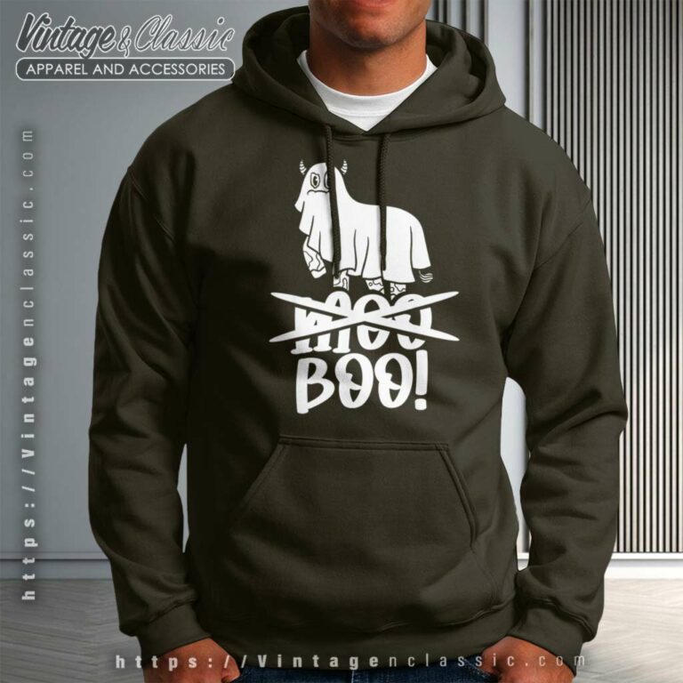 Not Moo Boo Cow Ghost Halloween Hoodie Not Moo Boo Cow Ghost Halloween Hoodie