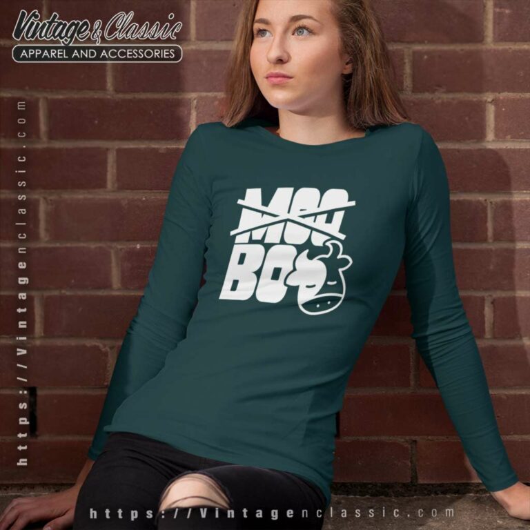 Not Moo Boo Halloween Cow Ghost 2023 Long Sleeve Tee Not Moo Boo Halloween Cow Ghost 2023 Long Sleeve Tee