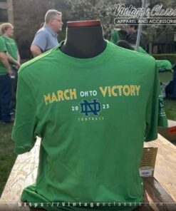 Notre Dame Fighting Irish 2023 Shirt March On To Victory Colosseum Shirt
