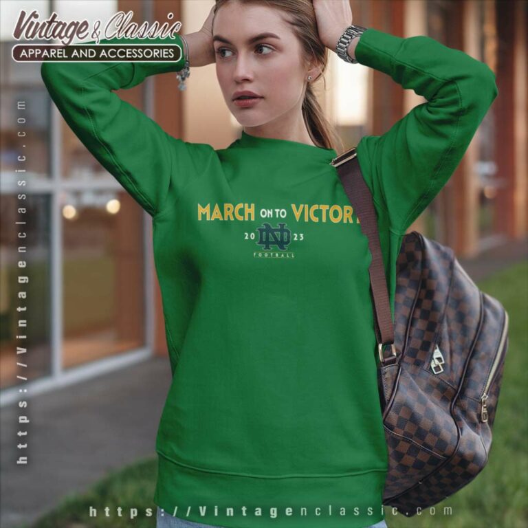 Notre Dame Fighting Irish 2023 Shirt March On To Victory Colosseum Sweatshirt Notre Dame Fighting Irish 2023 Shirt March On To Victory Colosseum Sweatshirt
