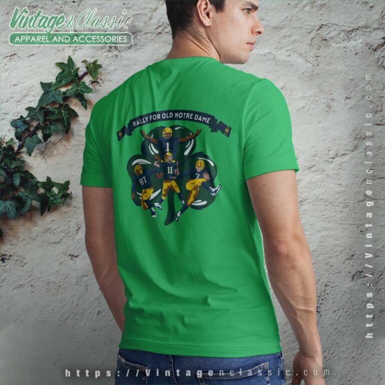 Notre Dame Fighting Irish 2023 Shirt March On To Victory Colosseum Tshir Back Side Notre Dame Fighting Irish 2023 Shirt March On To Victory Colosseum Tshir Back Side