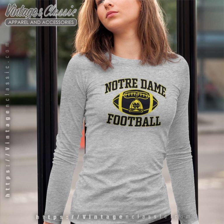 Notre Dame Fighting Irish Football Long Sleeve Tee Notre Dame Fighting Irish Football Long Sleeve Tee