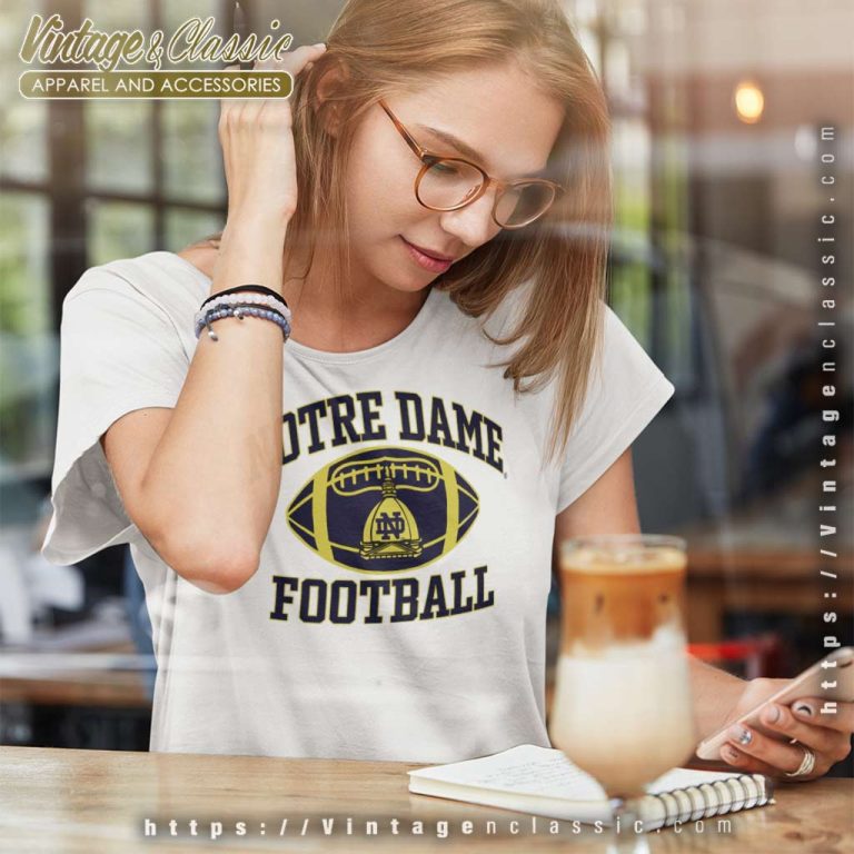 Notre Dame Fighting Irish Football Women TShirt Notre Dame Fighting Irish Football Women TShirt