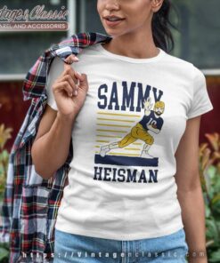 Notre Dame Fighting Irish Shirt Sammy Heisman Sam Hartman 4 Notre Dame Fighting Irish Shirt Sammy Heisman Sam Hartman Women TShirt
