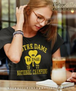 Notre Dame Fighting Irish University Shirt 6 Notre Dame Fighting Irish University Women TShirt