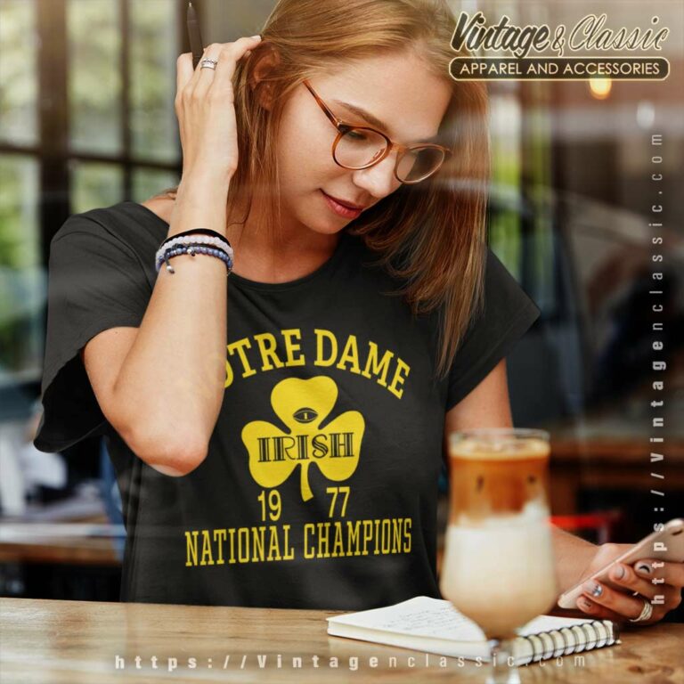 Notre Dame Fighting Irish University Women TShirt Notre Dame Fighting Irish University Women TShirt