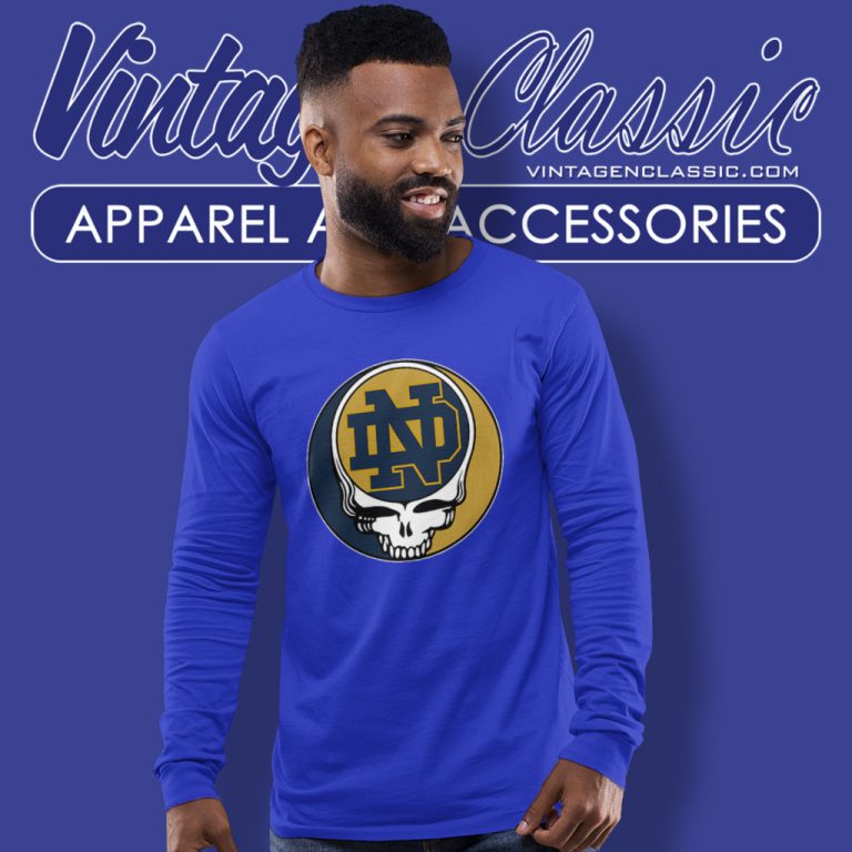 Notre Dame Grateful Dead Steal Your Face Long Sleeve Tee Notre Dame Grateful Dead Steal Your Face Long Sleeve Tee