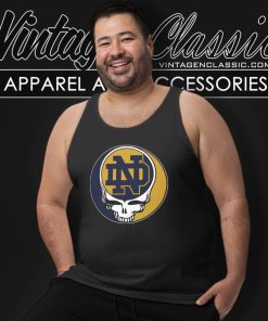 Notre Dame Grateful Dead Steal Your Face Tank Top Racerback