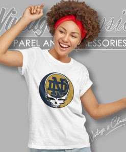 Notre Dame Grateful Dead Steal Your Face Women T Shirt