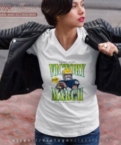 Notre Dame The Shirt 2023 Sam Hartman Victory March V Neck TShirt