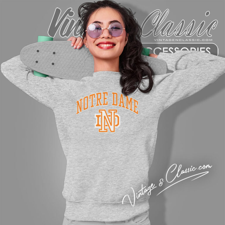 Notre Dame University Logo Sweatshirt Notre Dame University Logo Sweatshirt