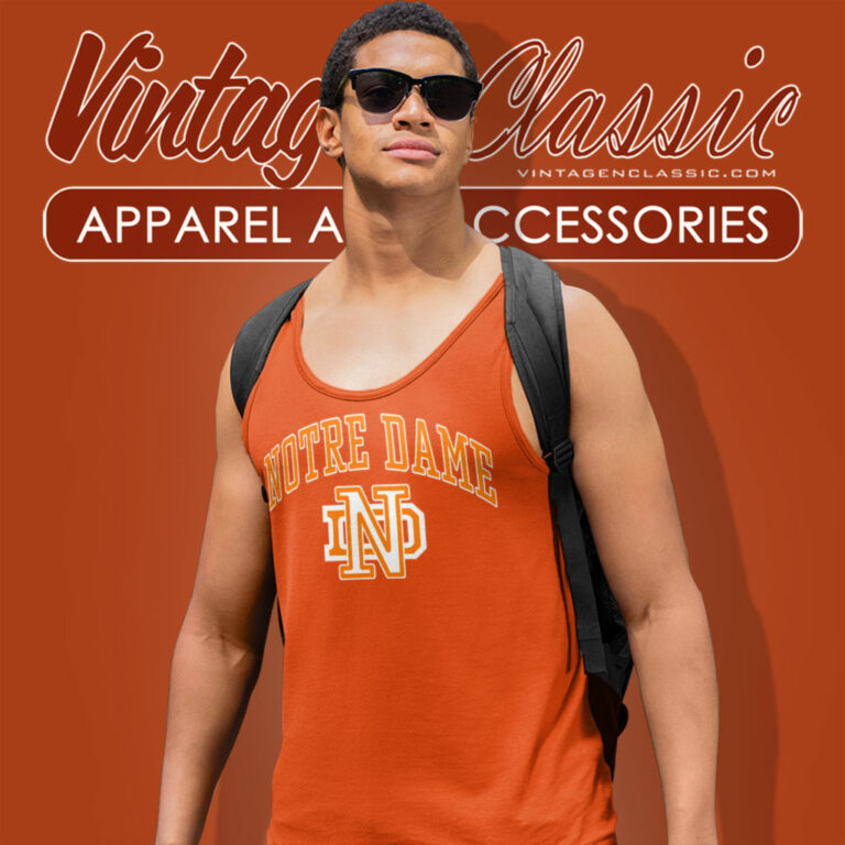 Notre Dame University Logo Tank Top Racerback Notre Dame University Logo Tank Top Racerback