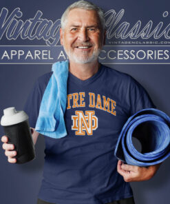 Notre Dame University Logo Shirt 5 Notre Dame University Logo V Neck TShirt