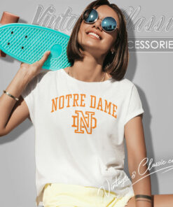 Notre Dame University Logo Shirt 6 Notre Dame University Logo Women T Shirt