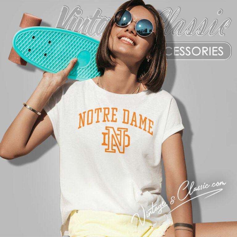 Notre Dame University Logo Women T Shirt Notre Dame University Logo Women T Shirt